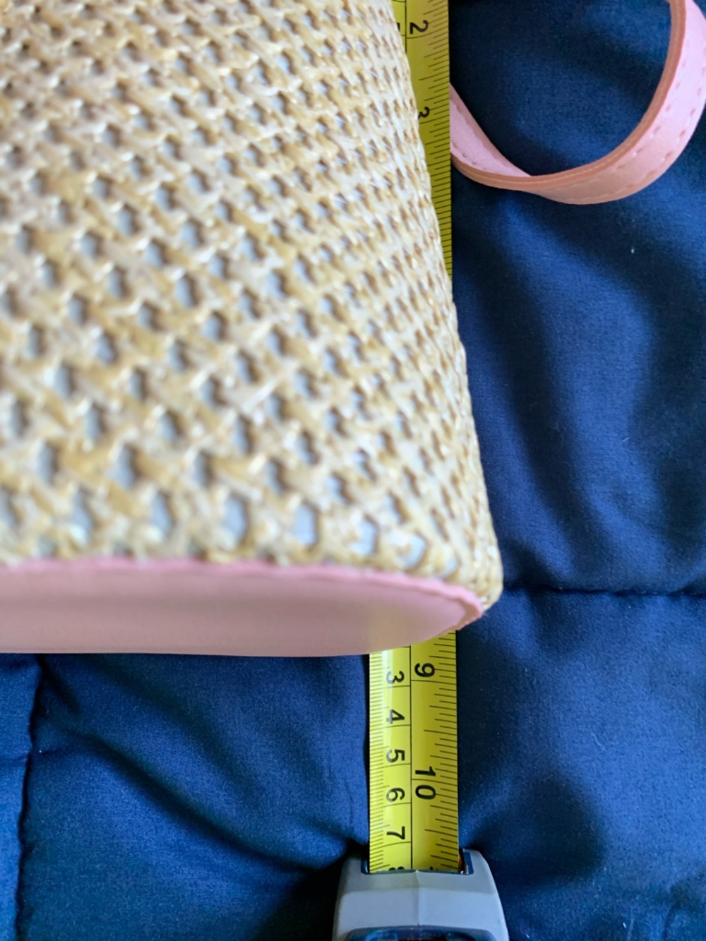 Sarah & Stone Pink rattan Crossbody Bag - Picture 6 of 7